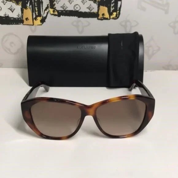 New Authentic Saint Laurent Havana SLM8 003 Sunglasses